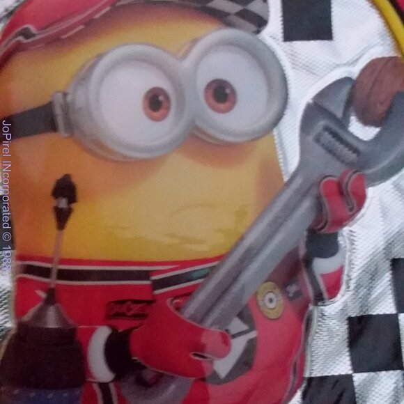 Minions Fakin It Till We Make It Red Backpack Lunchbag Bundle collectible - Picture 5 of 11